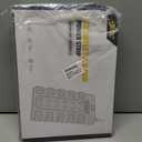 10Ft Extension Cord with Multiple Outlets, SUPERDANNY Surge Protector Power Strip (1875W/15A), 22 AC Outlets and 6 USB Charging Ports, Wall Mountable for Home, Office, Gaming Room, 2100 Joules, White