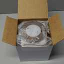 Illuminated Golf Ball Display Case,Hole in One Golf Ball Display Case,Clear Glass Memorabilia Stand with Wood Base,Single Golf Ball Holder for Souvenirs & Collections (Golf Balls Not Included)