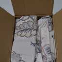 Levtex Home - Ophelia Blush Duvet Cover Set - King Duvet Cover (106 x 94in.) + Two King Pillow Cases (36 x 20in.) - Floral - Taupe Grey Cream Blush - Rayon, Cotton (Duvet Cover - King)