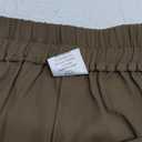 Famulily Womens Summer Cute Shorts Casual Side Pockets High Waist Shorts with Back Elastic Waist (XX-Large, Brown)