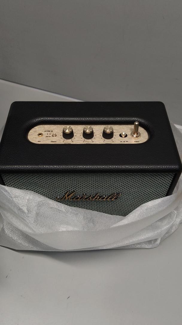 Marshall Acton III Bluetooth Home Speaker, Black | Justbid Marshall Acton III Bluetooth Home Speaker, Black | Justbid