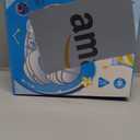 iClever BTH12 Kids Bluetooth Headphones,Colorful LED Lights Kids Headphones Wireless,74/85dBA Safe Volume,85H Playtime,Fast Charging,Bluetooth 5.2,Over Ear,Built-in Mic for iPad/Tablet/Airplane,Blue