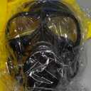 Halloween Yellow Hazmat Suit Cosplay Costume for Adult Men, Hazmat Jumpsuit Cosplay Costume Gas Mask Props Gloves (X-Large)