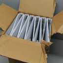 Durable 1 inch 3-Ring Binder, 1" Round Ring Binders with 2 Inside Pockets, Basic 1 in Binders, PVC- Free, Clear View Cover 1-inch-Binder Holds 8.5'' x 11''Paper for Office/School/Home12 Pack, White