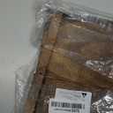 Quarter Inch 0.25 Inch 2142 Pieces Tiny Wooden Letters Unfinished Wood Numbers for Scrapbooking Crafts (with Two Fonts in Brown Tray)