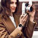 Metal Bands Compatible with Samsung Galaxy Watch 8 Band 44mm 40mm/Galaxy Watch 8 Classic Band 46mm, Business Stainless Steel Strap Wristband for Galaxy Watch 8 2025 Men Women