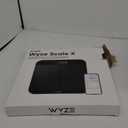 Wyze Smart Scale X - Digital Bathroom Scale for Body Weight, BMI, Body Fat, Muscle Mass, Heart Rate Monitor | Sync with Health Apps | Body Composition Analyzer for People, Baby & Pet, 400 lbs (Black)