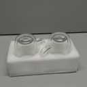 YUNCANG Double Wall Insulated Coffee Mugs, 16 Ounces - Clear Glass, Cappuccino & Latte Cups, Heat Resistant