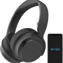 Wyze Headphones Noise Cancelling, Wireless Over Ear Bluetooth Headphones with Mic, Alexa Built-in, HiFi Sound, Transparency Mode for Travel Home Office, Custom EQ via Wyze App