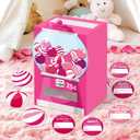 2 x Valentines Day Mailbox with 40 Greeting Cards DIY Valentines Gumball Machine Box Crafts Candy Cards for Gifts Exchange Party Favors