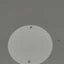 Replacement For Compatible WithSigma Electric 14241WH Steel White Weatherproof Round Blank Cover 4.14 in.