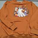 Ykomow Pumpkin SweatShirt for Women Thanksgiving Graphic Tees Fall Halloween Sweater, Size: M