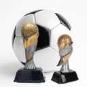 Decade Awards Soccer Trophy, World Class Tower - Soccer Trophy - Engraved Plate on Request (6 or 8 Inch Tall)