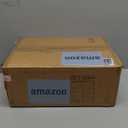 Wimarsbon Storage Ottoman, Vanity Stools with Metal Legs, 16.5" x 11.8" x 18" Modern Faux Mink Fur Footstool, Makeup Chair with Anti-Slip Feet, Accent Table,Footrest,Storage Bench for Bedroom (Black)