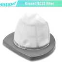 KEEPOW 2033 Vacuum Filter Compatible with Bissell Featherweight Stick Lightweight Bagless Vacuum 2033, 20331, 20333, 20336, 20339, 2033M (8 PACK)