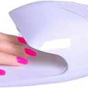 Portable Nail Fan Dryer for Nail Art Polish Gel, Quick Dry Nail Dryer Blower Machine for Nail Salons Fingernail ToenailWhite