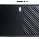 Uniflasy Cooking Grid Grates and Griddle for Charbroil 463230515 463240115 463239915 463226515 463436215 466235816 for Char-Broil 5 6 Burner Gas Grill