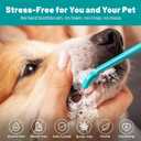 2 x Teeth Cleaning Wipes for Dogs & Cats, Dog Finger Toothbrush Wipes, Dog Dental Care Finger Wipes, Dog Tooth Brushing Kit, Remove Plaque & Tartar Buildup, Fresh Breath (50 PCS, Unscented), BBD: 09/02/2027