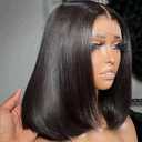 Bob Wig Human Hair 13x4 Hd Lace Front Bob Wigs For Black Women Human Hair Glueless Bob Wigs Pre Plucked Pre Cut With Baby Hair 180% Density 10 Inch (NC, 10inch)