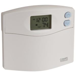 Supco 43154 Programmable Wall Thermostat with Blue Night Light, 45 to 95 Degree F, 20-30 VAC