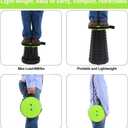 Fishboy Upgraded Collapsible Stool, 400lbs Max Weight, Lightweight But Sturdy, Portable Retractable Folding Telescoping Foldable Camping Stool for Adults Outdoor Fishing Hiking BBQ