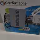 Comfort Zone 9-Inch High-Velocity Desk Fan, All-Metal 3-Speed Turbo Air Circulator with 180 Tilt, Quiet Small Table Fan for Office, Bedroom, and Home, Fully Assembled, ETL Listed