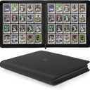 1280+ Cards 20 Pocket Card Binder Collector Card Album Trading Card Binder Ringless Trading Card Album Side Loading Compatible with TCG, Game & Sports Cards (Black)