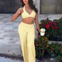YEOREO Workout Leggings Womens No Front Seam Straight Leggings 31.5" High Waist Buttery Eddiy Gym Yoga Pants Butter Yellow M