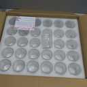 30 Pack Clear Glass Votive Candle Holders, Vintage Candle Holder Bulk, Tealight Candle Holders for Table Centerpieces, Home, Bridal Shower, Birthday, Christmas, Thanksgiving Party Table Decor