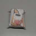 Kvitko Women Period Underwear High Waisted Tummy Control Panties with Cross-Front Design Breathable Briefs Full Coverage XL