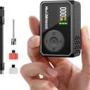 MEGAWHEELS Mini Bike Pump, Portable Bike Pump with Presta and Schrader Valve, 150/120PSI Bicycle Pump with Gauge, Auto Stop, Fast Inflation for City Bike, Road Bike, Mountain Bike (Black)