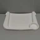 Fast Dining Tray, Indispensable Accessory for Hook on High Chair- Make Meal Easy for Child, Removable Dining Tray - Easy to Carry and Install, Non Slip/Space Saver/Reusable, White