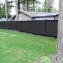 5ft x 100ft Black Privacy Screen Fence 90% Blockage Heavy Duty Fencing Mesh Shade Net Cover for Outdoor Wall Garden Backyard Porch Patio Balcony