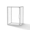 HOYOJA Clear Acrylic Display Case, Super Large Stackable Storage Bins Magnetic Attraction Lids, Acrylic Box for Collectibles, Figures, Cosmetic, Purse, Handbag, Wallet, 1 Pack,11.4x9.84x15.4 inch