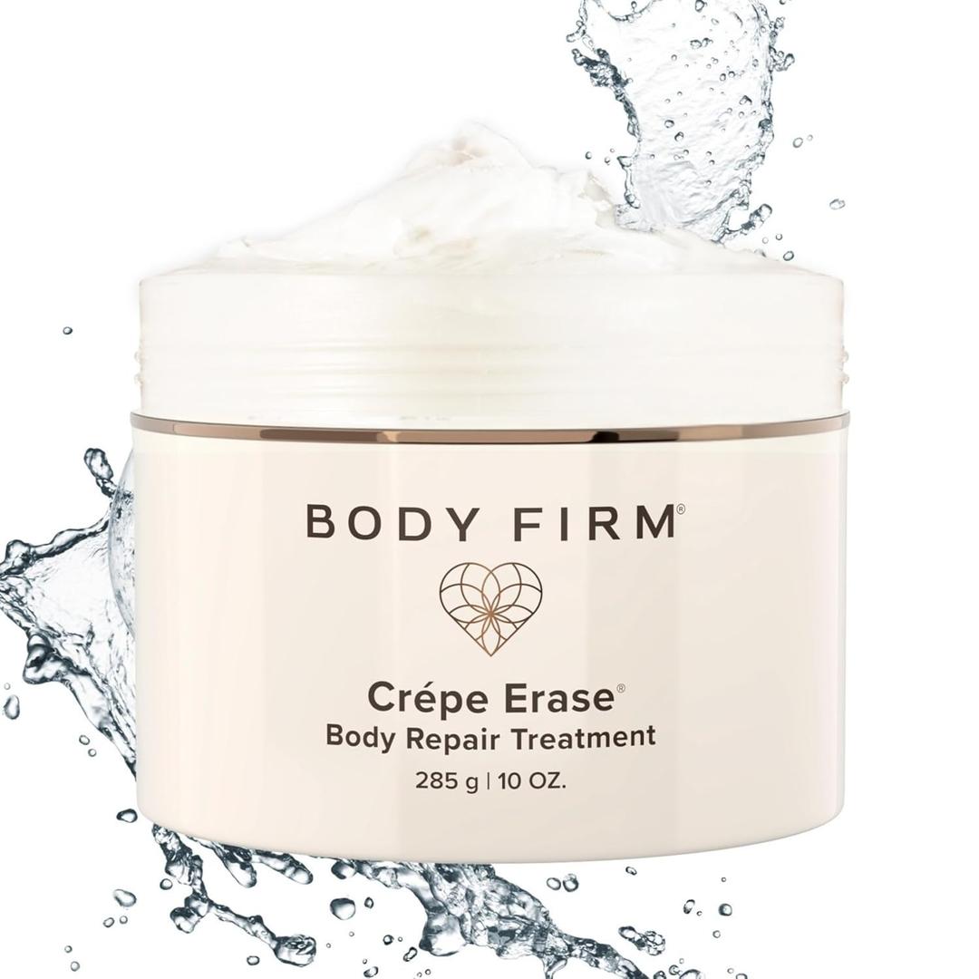BODY FIRM Crepe Erase Advanced Body Repair Treatment, Anti-Aging Wrinkle Cream, Support Skins Natural Elastin & Collagen Production - 10oz