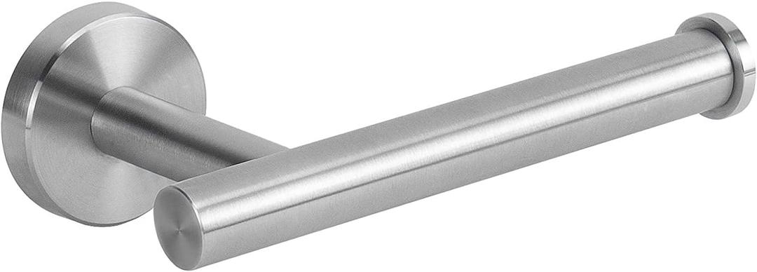 NearMoon Bathroom Toilet Paper Holder, Premium SUS304 Stainless Steel Rustproof Wall Mounted Toilet Roll Holder for Bathroom, Kitchen (1 Pack, Brushed Nickel)