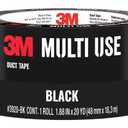 3M Multi-Use Colored Duct Tape, Black, 1.88 Inches by 20 yards, 3920-BK, 1 Roll