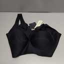 Vertvie Jelly Bras for Women Plus Size Minimizer Soft Wireless Push Up Bra Full Supportive Older Lift Back Coverage Bralette 40D, Black