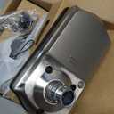 Veise VE018 Smart Knob Handle Lock - Fingerprint, App Control, Keyless Entry for Front Door and Bedroom, Electronic Digital Keypad, Auto Lock, Remote Access Sharing, IP55 Weatherproof, Satin Nickel