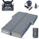 D-Hive Unbeatable Durability SUV Air Mattress for Car Camping, Durable Extra Thick 300D Oxford Fabric, Quick Easy Set-Up w/Electric Pump, Car Bed Mattress, Mattress for SUV, Air Mattress