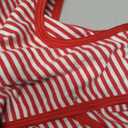 FUAMEY Dog Recovery Suit Male,Dogs Surgery Neuter Suits Puppy Spay Shirts for Female Protect Dog's Skin Anti Licking Abdominal Wounds Doggie Onesie Pet Bodysuit Alternative to Cone Red Stripes XL