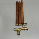 Ganga Nautical Handle Walking Stick Solid Brass Foldable Cane Vintage Designer Hardwood Walking Canes, Derby Walking Cane Flowers Gift