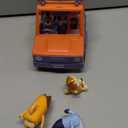 Bluey Heeler 4WD Family Toddler Toy Car with 4 Figures, Surfboards and Sticker Sheet, Pretend Play, Bluey Toys for Kids Ages 3+