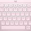 Logitech MX Keys Mini Minimalist Wireless Illuminated Keyboard, Compact, Bluetooth, Backlit, USB-C, Compatible with Apple macOS, iOS, Windows, Linux, Android, Metal Build - Rose
