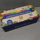 SUNGIVEN High Protein Overnight Oats with Container - 7 Flavors Low Sugar High Fiber Instant Oatmeal Health Breakfast Snacks for Gym Office School Trip Kids with Superfoods, 14-Packs, 37 oz (2.65 Ounce (Pack of 14))