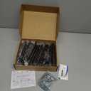 Ravinte 30 Pack 4 inch Hole Center Black Cabinet Pulls Kitchen Cabinet Handles 6-3/8" Overall Length Matte Black Hardware for Cabinet