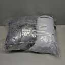 Round Table Chair Set Covers, Outdoor Patio Round Table Covers Waterproof with Windproof Buckles and Elastic Drawstring, Patio Furniture Covers Waterproof, 62" Dia X 28"H (Gray)