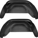 Husky Heavy-Duty Rear Wheel Well Guards for 2019–2026 Silverado 1500 Black 2-Piece Rear Fender Shields (Excludes ZR2, LT & Custom Trail Boss) – 79061