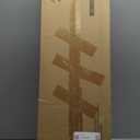 QEEIG Floating Shelves for Wall 31.5" Long - Wall Mounted Shelf Bathroom Kitchen Living Room Bedroom Farmhouse Home Decor Display Bookshelf Large 31.5 x 9.3 inch Set of 2, Rustic Brown (008-80BN)