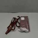 Wallet Case for iPhone 15 Pro Max with Card Holder/Crossbody Wallet/Strap| RFID Blocking | Magnetic | Kickstand | Detachable | PU Leather Phone Case for iPhone 15 Pro Max,6.7 in,Brown